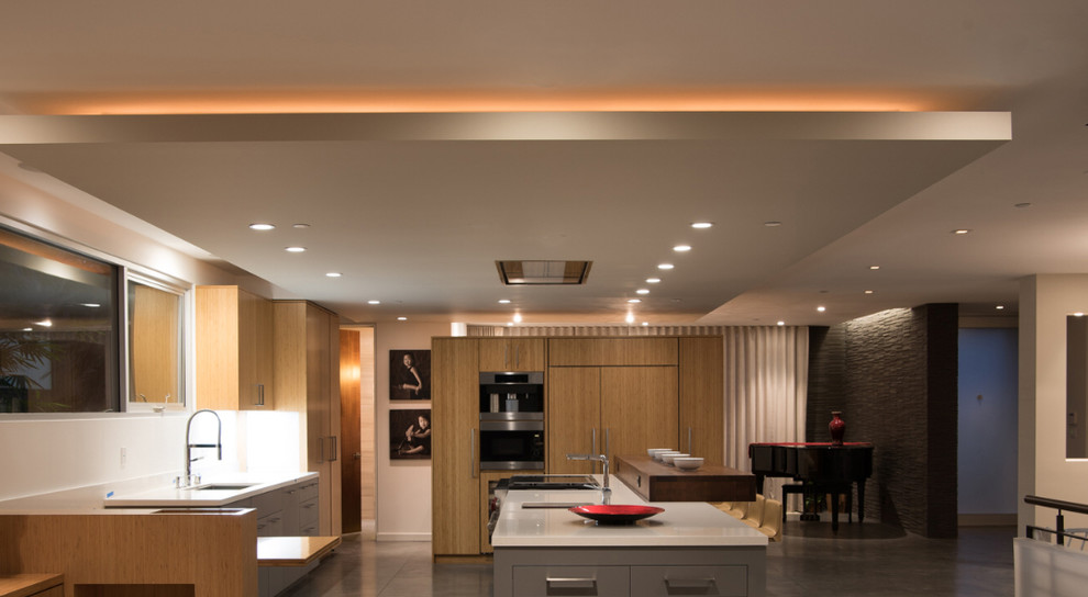 Liu Residence - Modern - Kitchen - Los Angeles - by Michael Lee ...