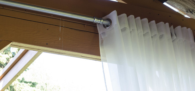 Wonderful Ways To Hang Outdoor Curtains, Outdoor Curtain Track System