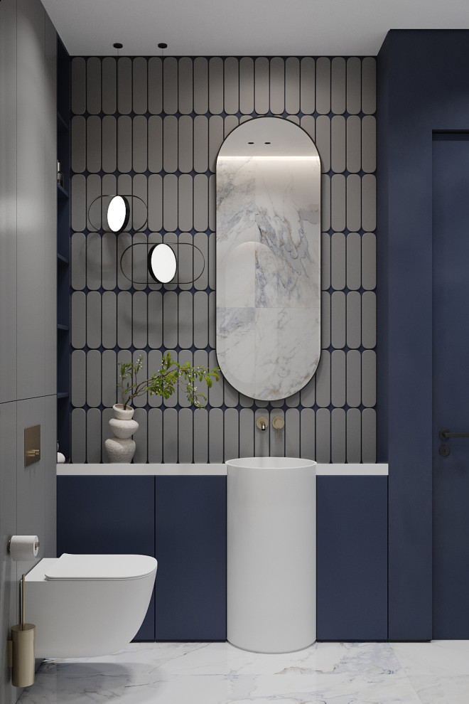 Брутальный интерьер квартиры 85 кв.м. в Москве. Проект