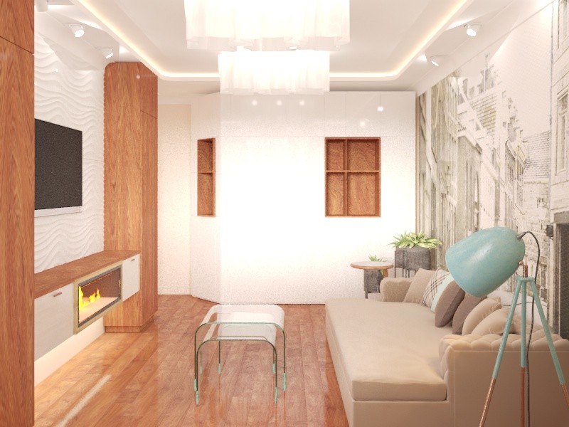 Маленькая квартира для креативной хозяйки 75-и лет