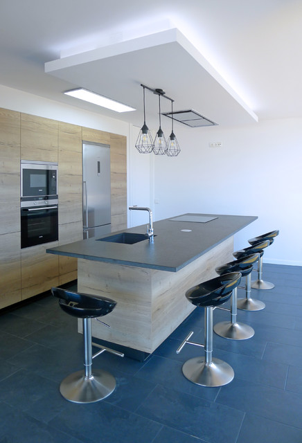 Vivienda en Curtis modern-kueche
