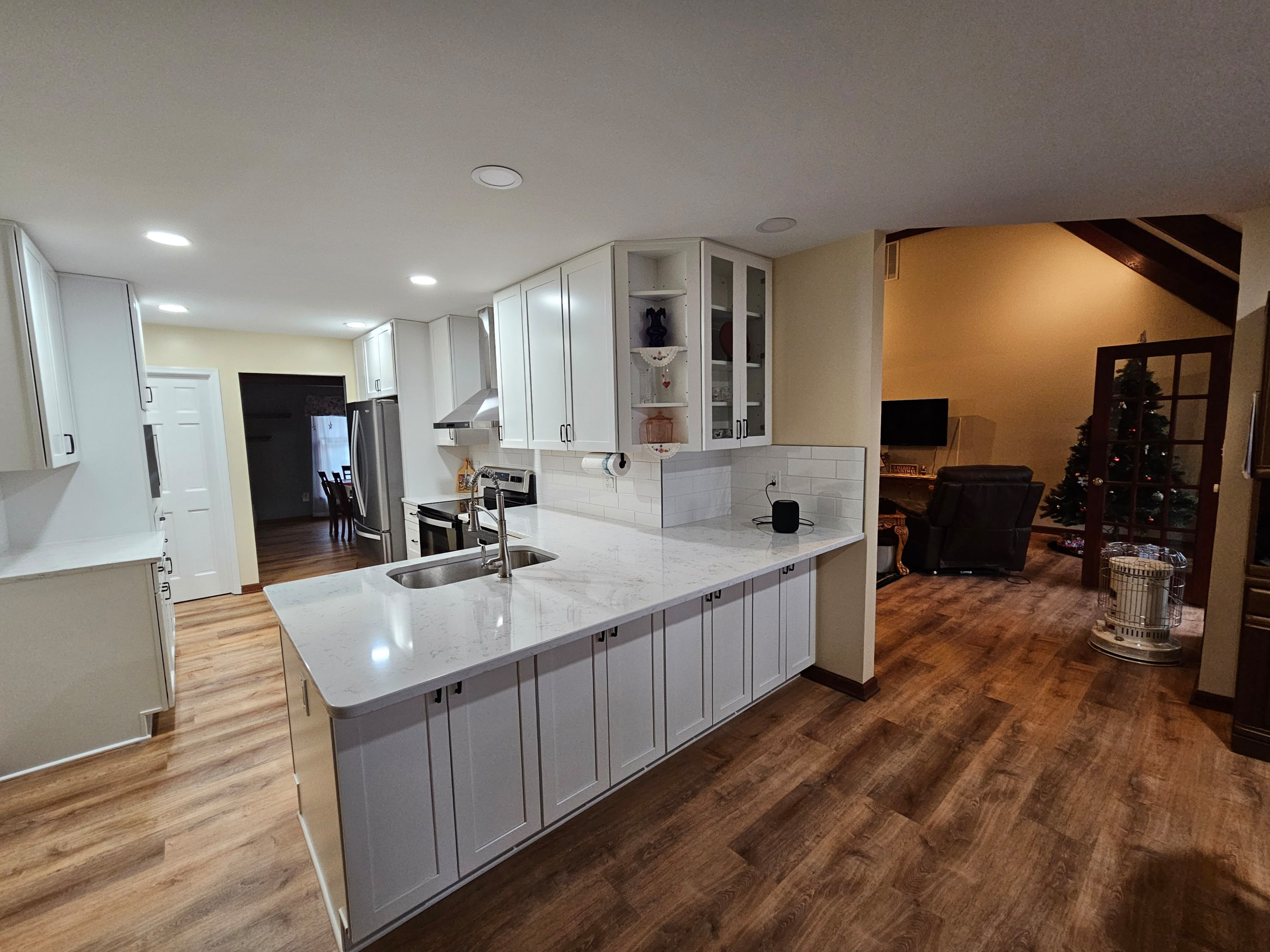 White Modern Kitchen Update