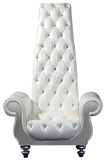 tall white chair