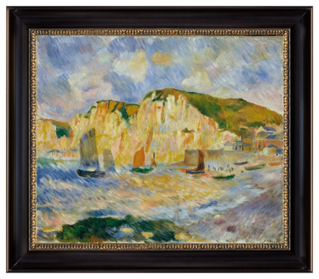 Sea and Cliffs by Auguste Renoir, Print on Canvas, size 24'' x 20