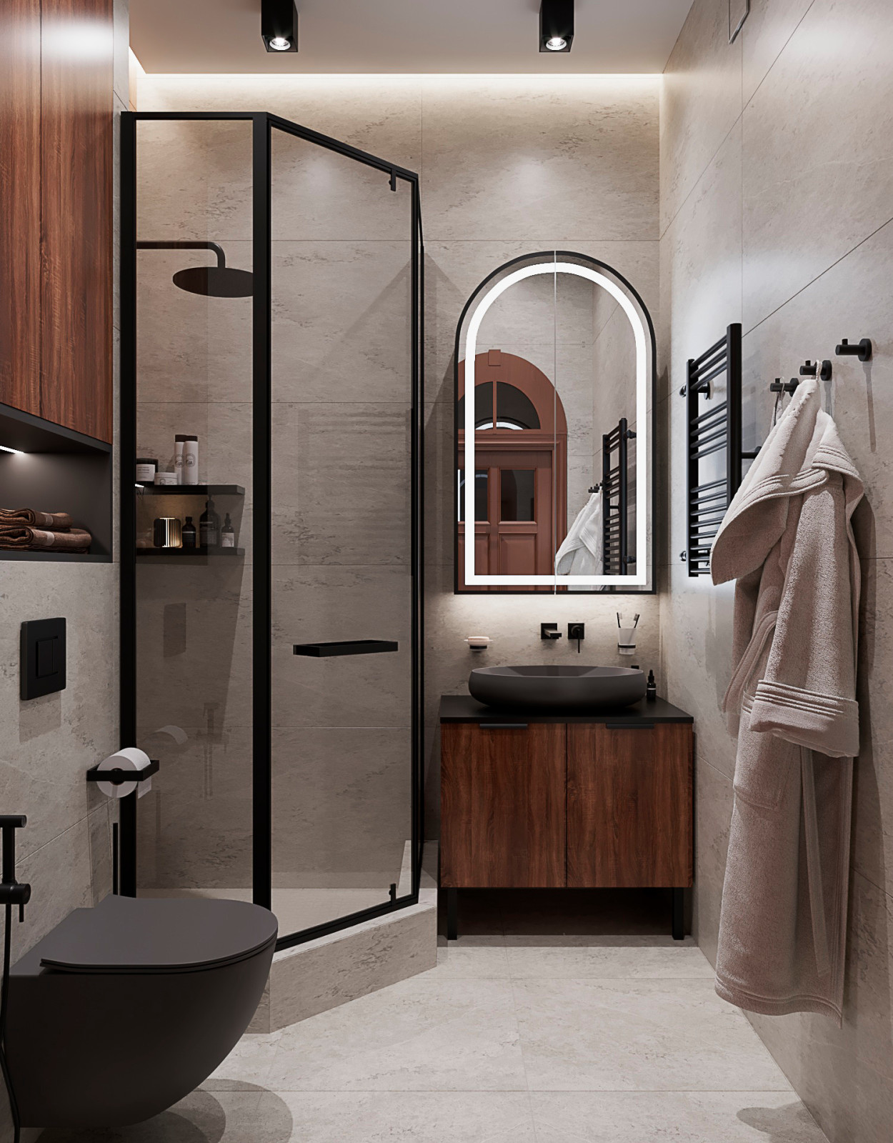 2023г. Интерьер частного дома 350 м2 в г. Новосибирск