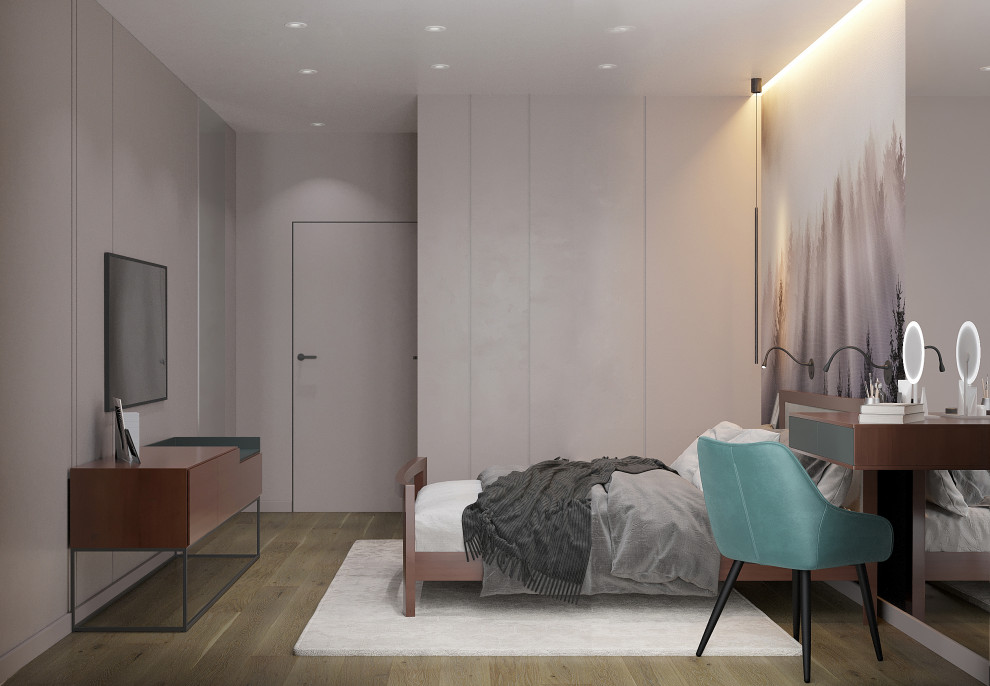 Квартира за городом в природных цветах