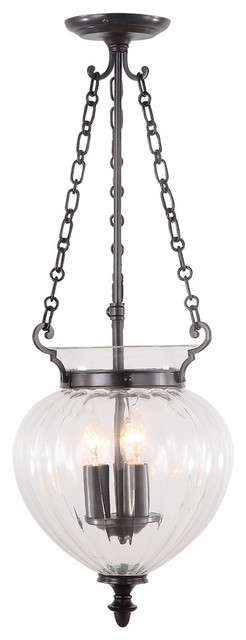 Finsbury Park Pendant Lamp, Old Bronze, Large