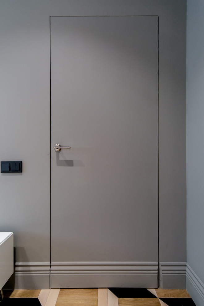 Гостиная с холстами