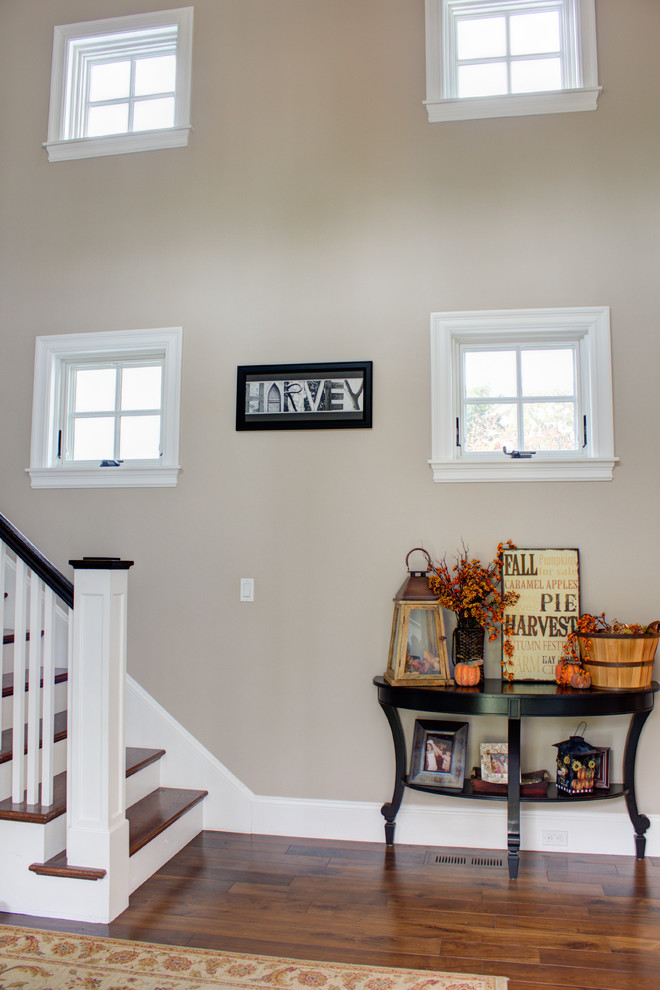 Entryway - transitional entryway idea in Boston