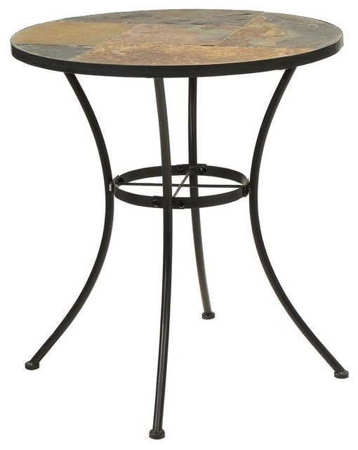 Round Table With Slate Top Transitional Side Tables And End Round Table With Slate Top