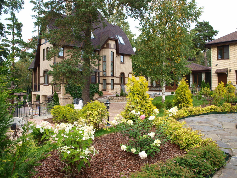 Террасный сад на склоне