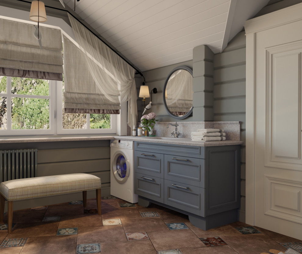 Дом из клееного бруса.