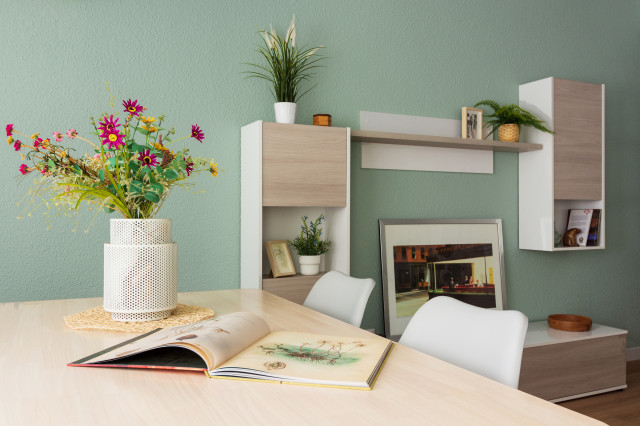 Un hogar de paz scandinavian-living-room