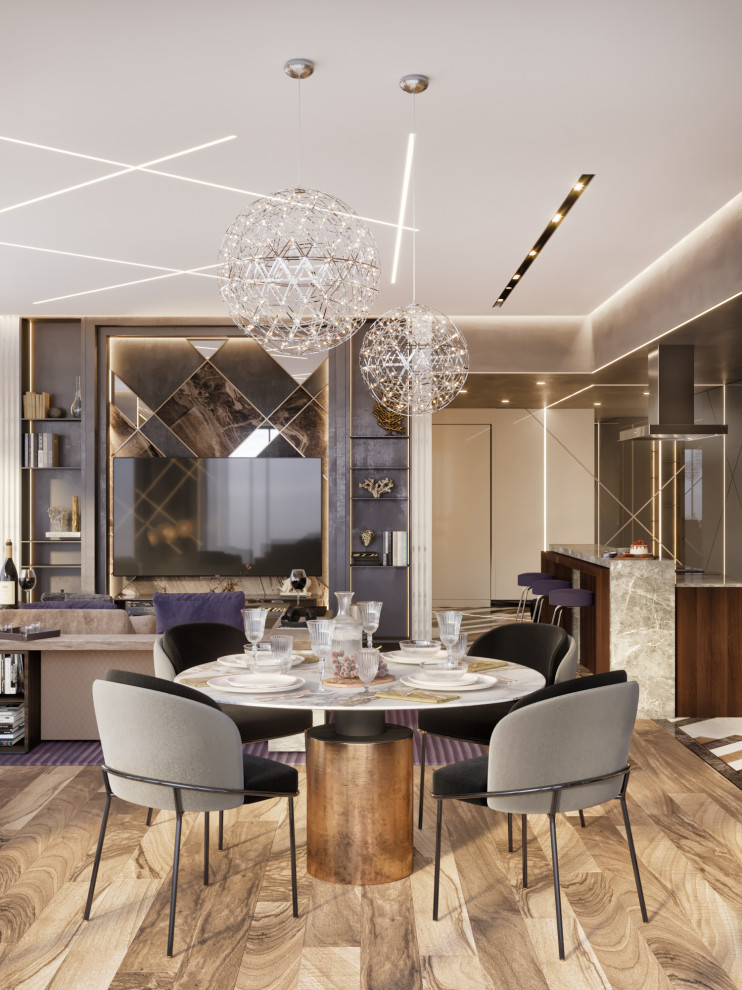 Apartments in the skyscraper «OKO»