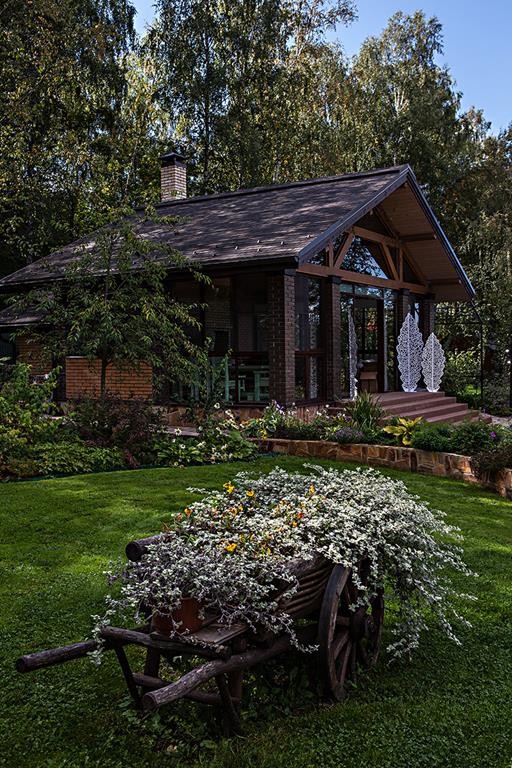 Ландшафт в загородном доме