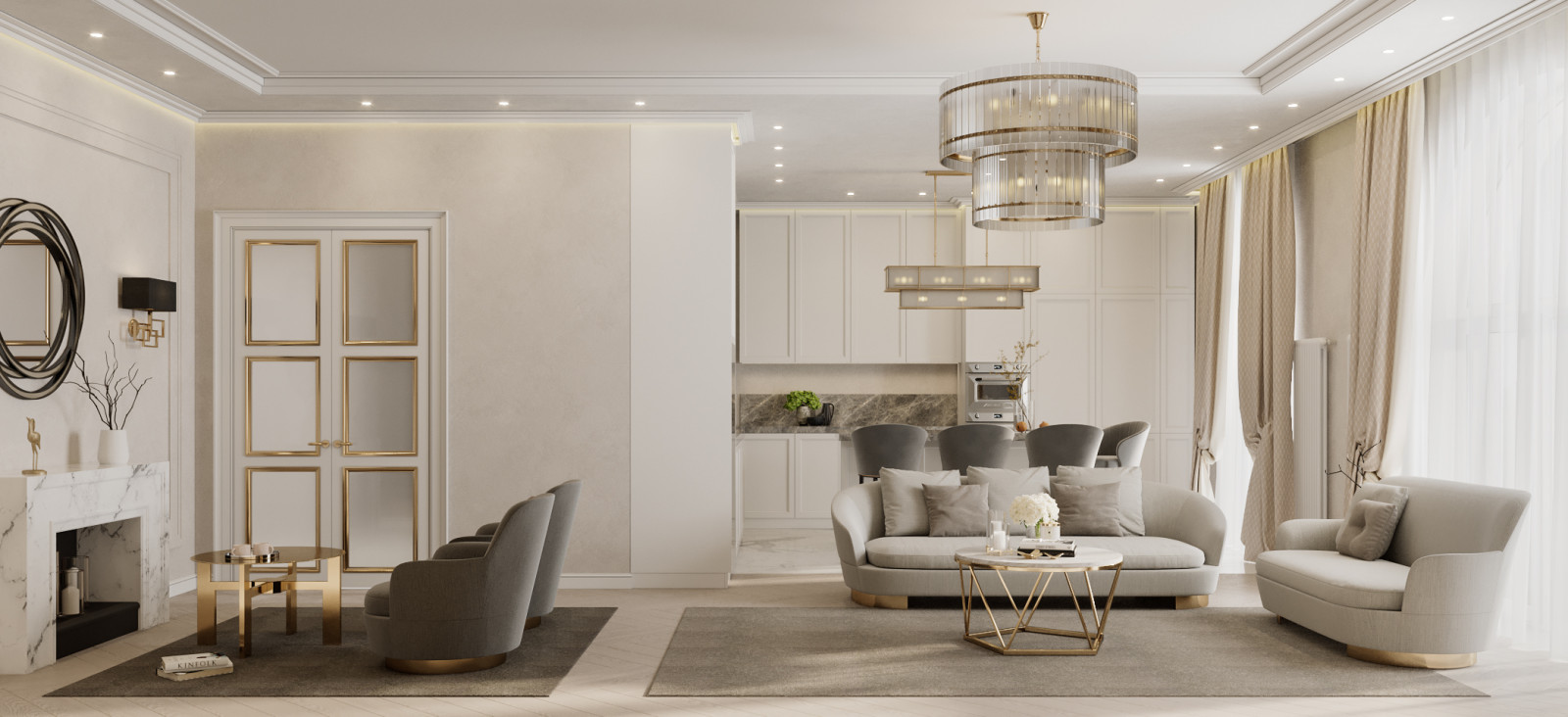 ПРОЕКТ КВАРТИРЫ В ЖК "ГАЙД ПАРК"