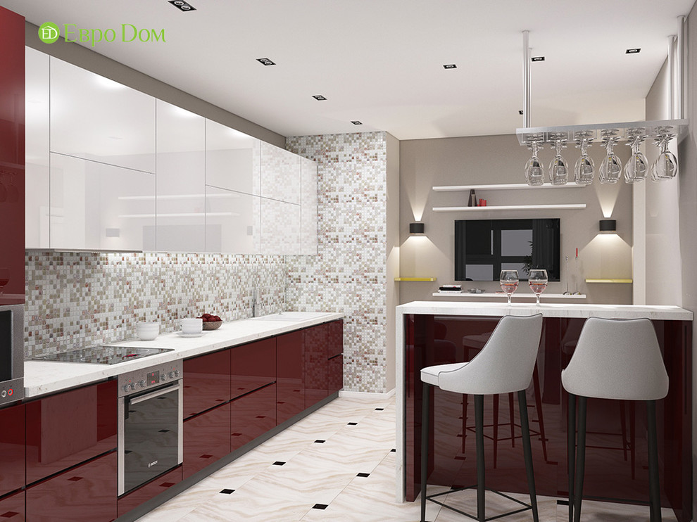 Дизайн трехкомнатной квартиры 120 кв. м в современном стиле