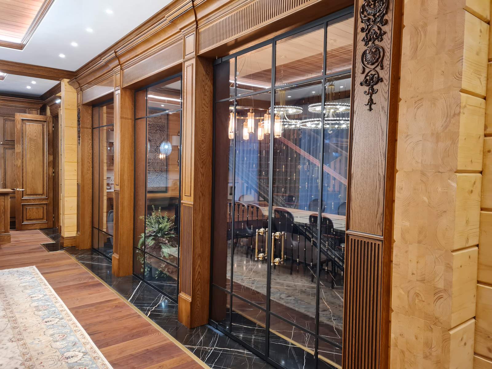 Перегородки из стекла