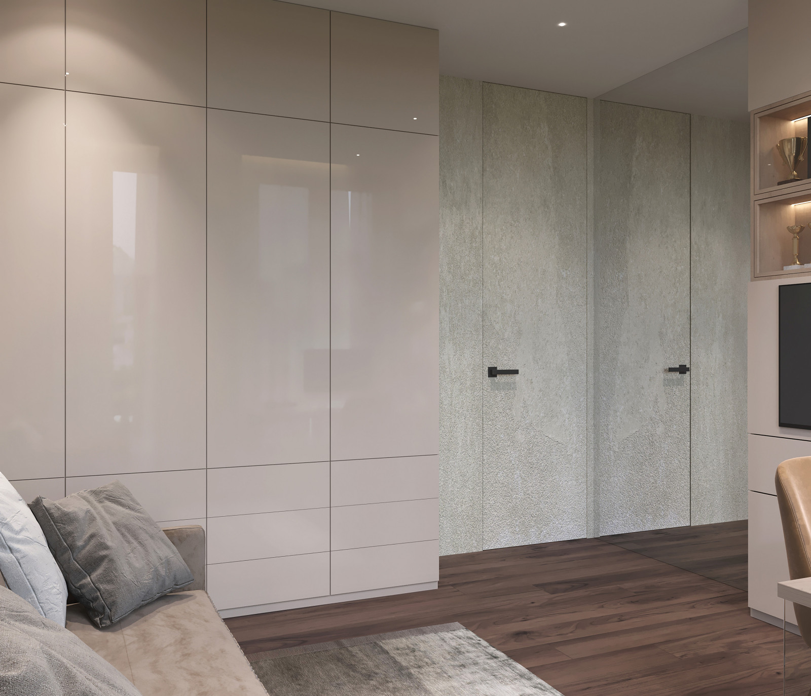 Дизайн интерьера квартиры в современном стиле в ЖК Вандер Парк