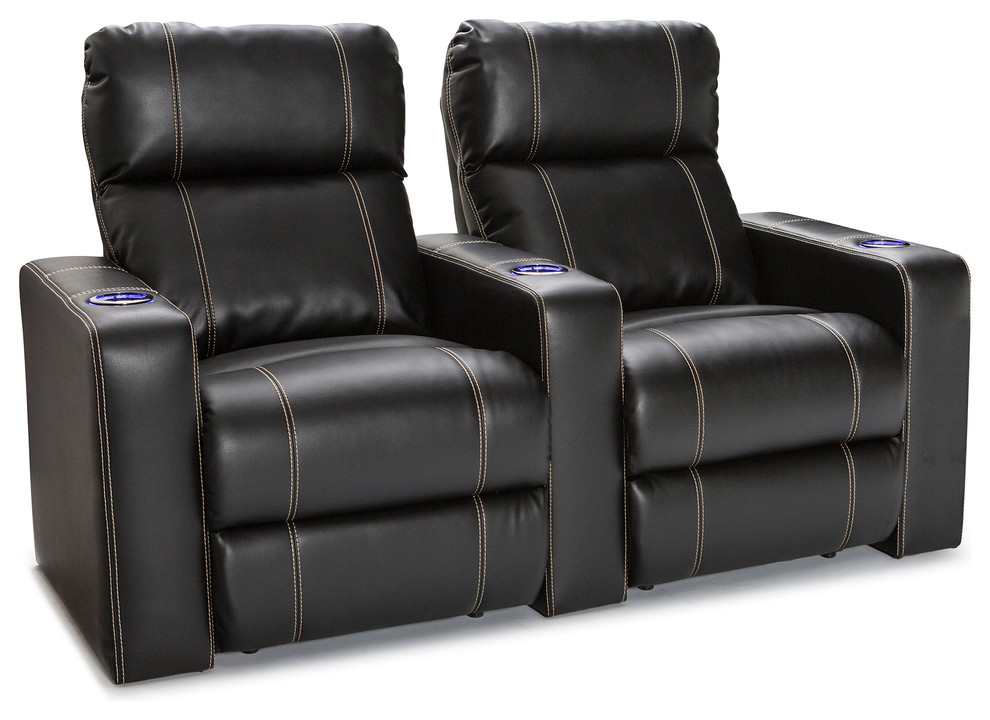 Seatcraft Dynasty Home Theater Seating Leather Gel Power Recline