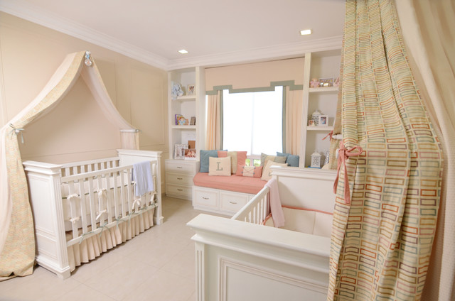 baby twins bedroom - traditional - kids -sonnia orellana