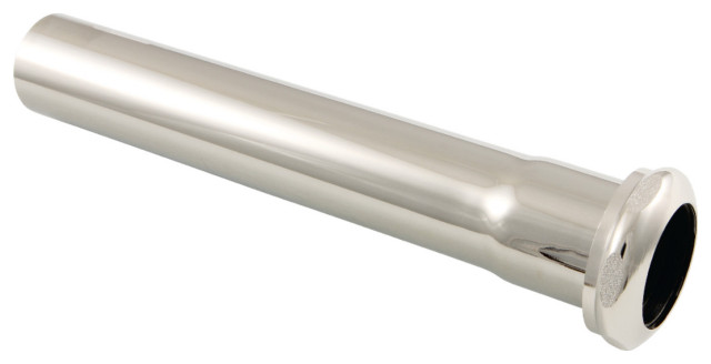 EVP1006 1-1/4" x 8" Brass Slip Joint Tailpiece Extension Tube