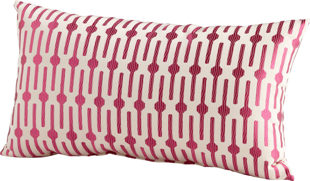 Cyan Design Line Drive Pillow, Pink