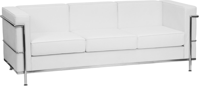 Flash Furniture Sofa, White