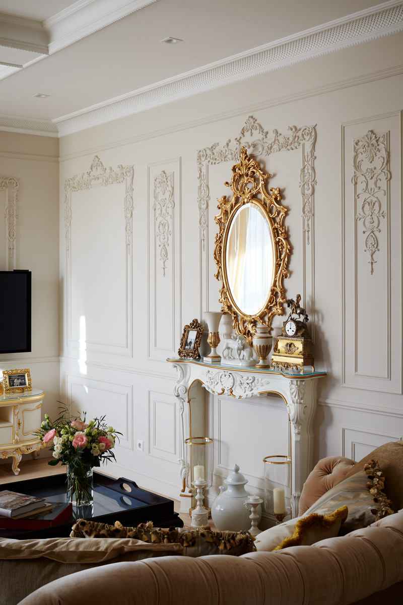 Дизайн квартиры в классическом стиле на Остоженке