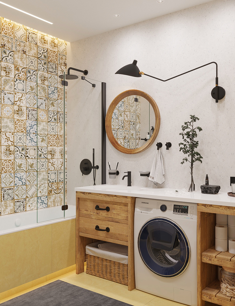 Ванная комната с/т Фестивальное, Курская область.