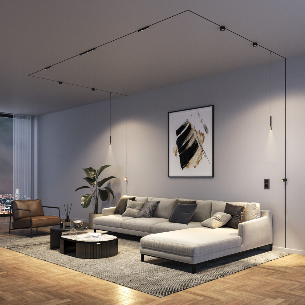 Mini Magnetic Трековый светильник 5W 3000K черный