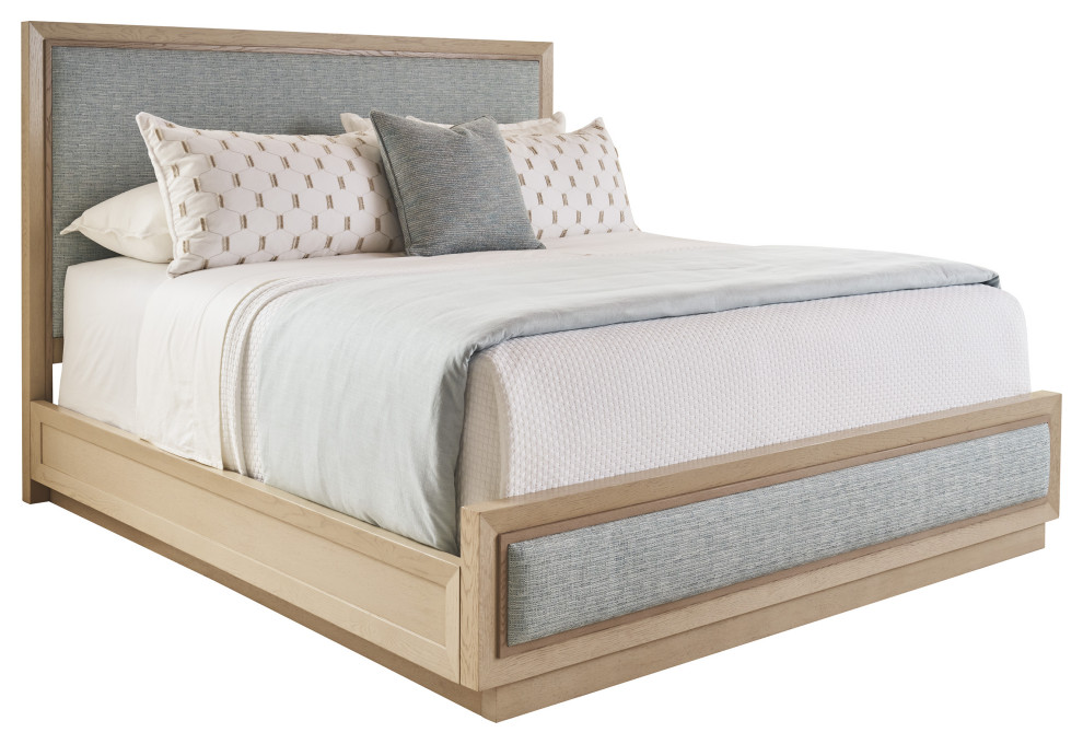 Grayson Upholstered Bed 6/6 King Transitional Platform Beds by Lexington Home Brands Houzz