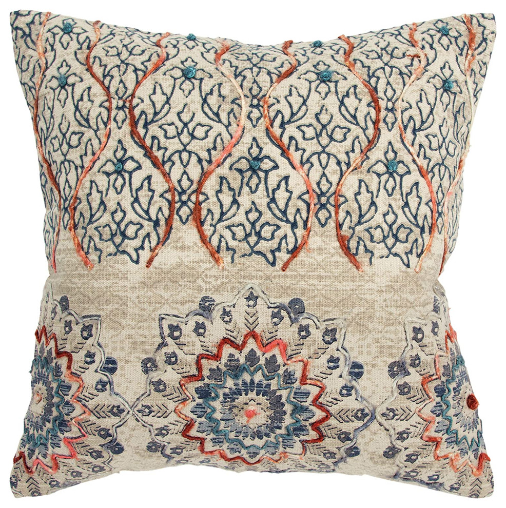 Rizzy Home 20" x 20" Pillow cover