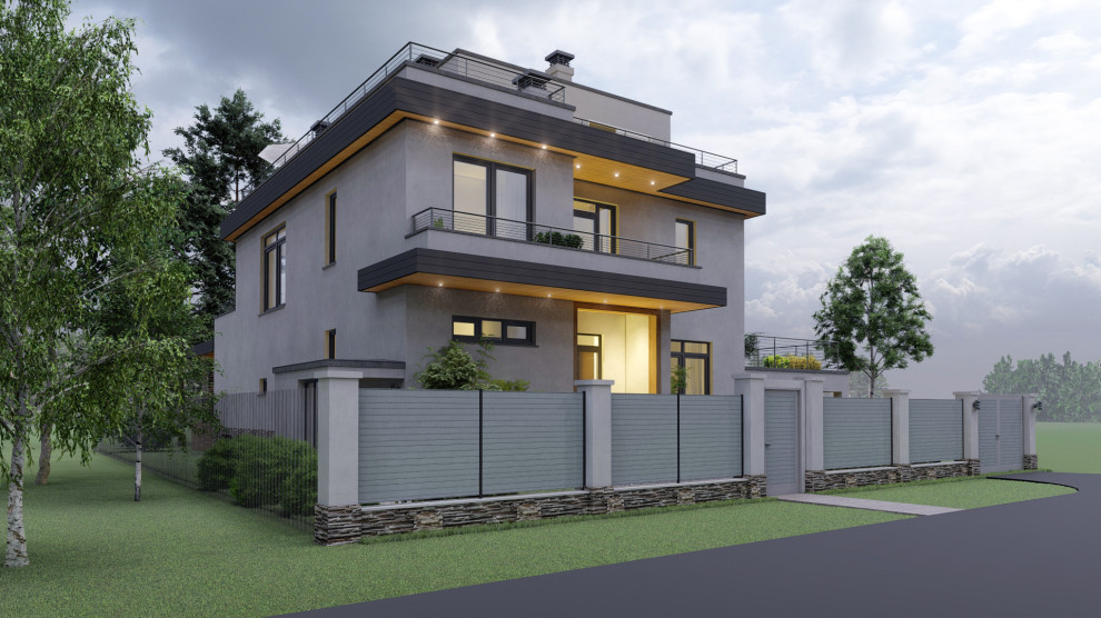 Современный загородный дом