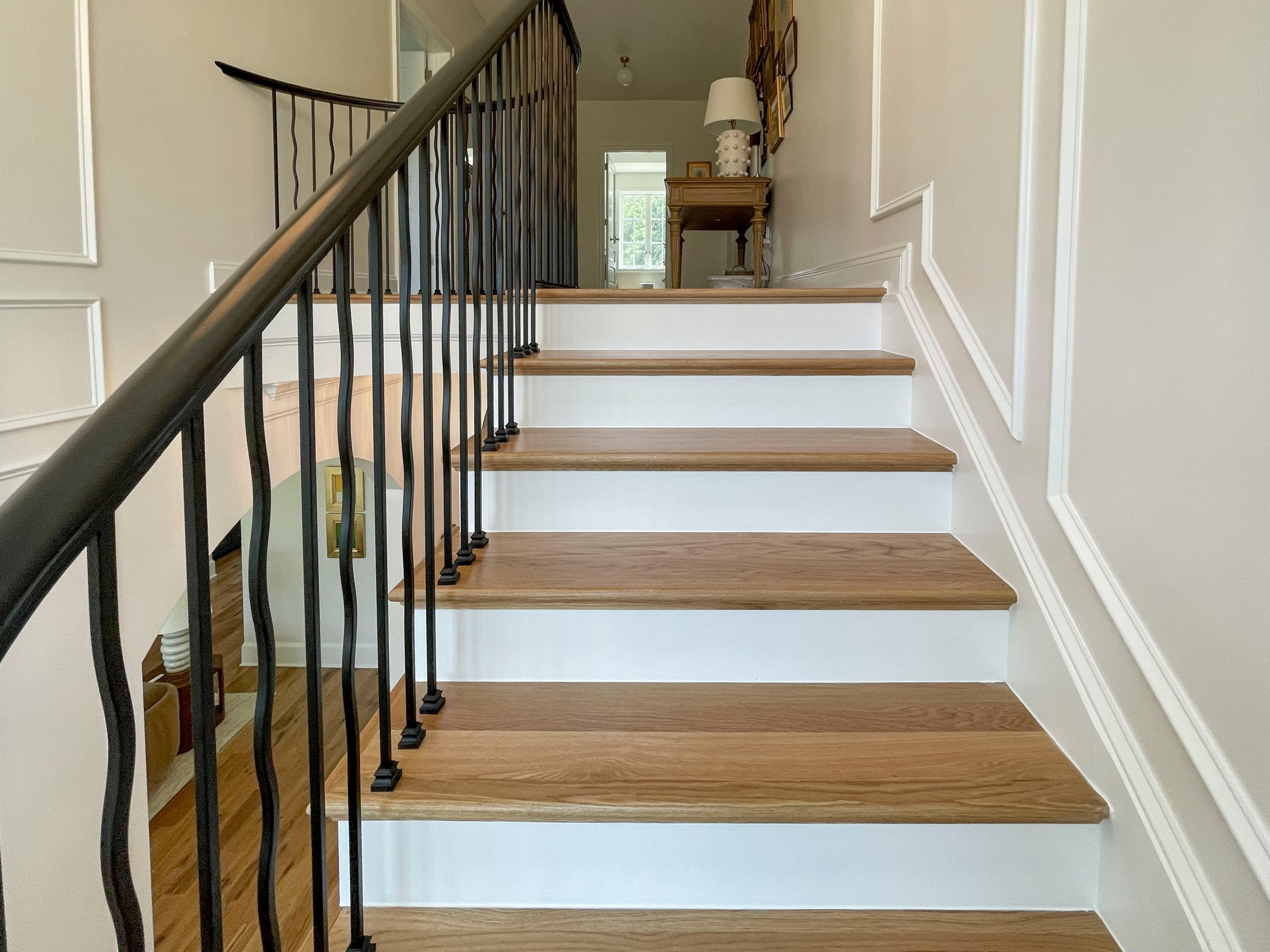 106_Modern Balustrade System Meets Traditional Winding Stairs, Aldie VA  20105