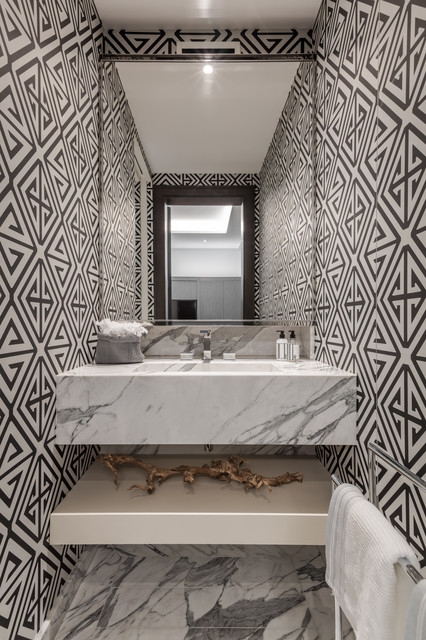 Contemporary Cloakroom contemporary-toalett
