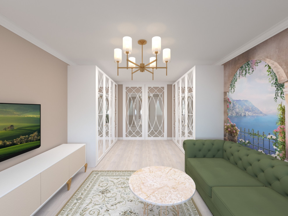 "Подмосковная Ривьера". Дизайн 3-х комнатной квартиры