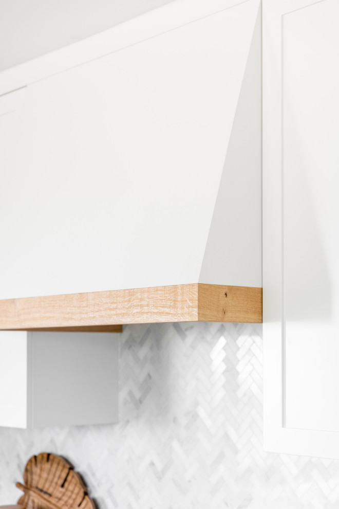 Example of a transitional galley kitchen design