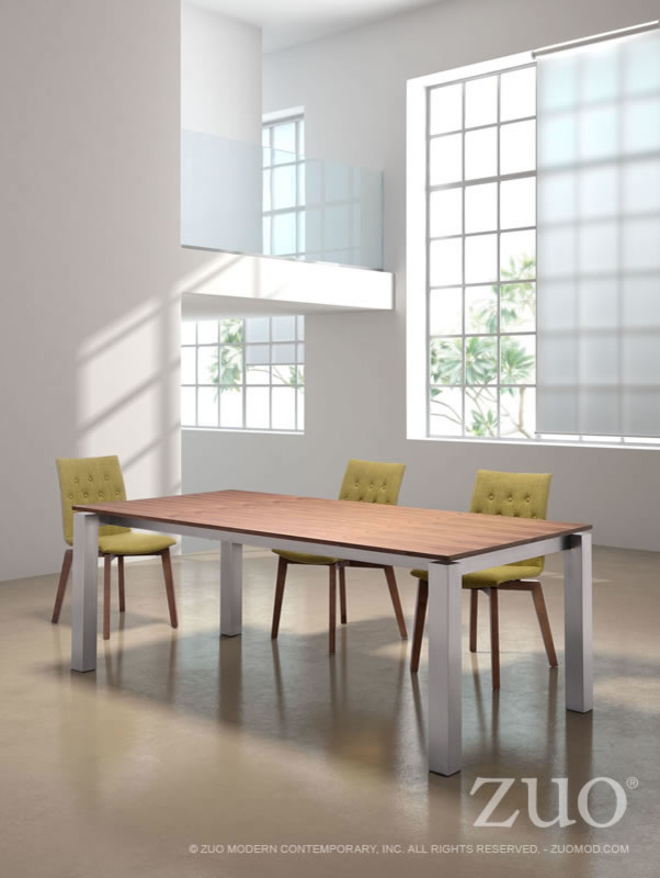 This is an example of a modern dining room in Orange County.