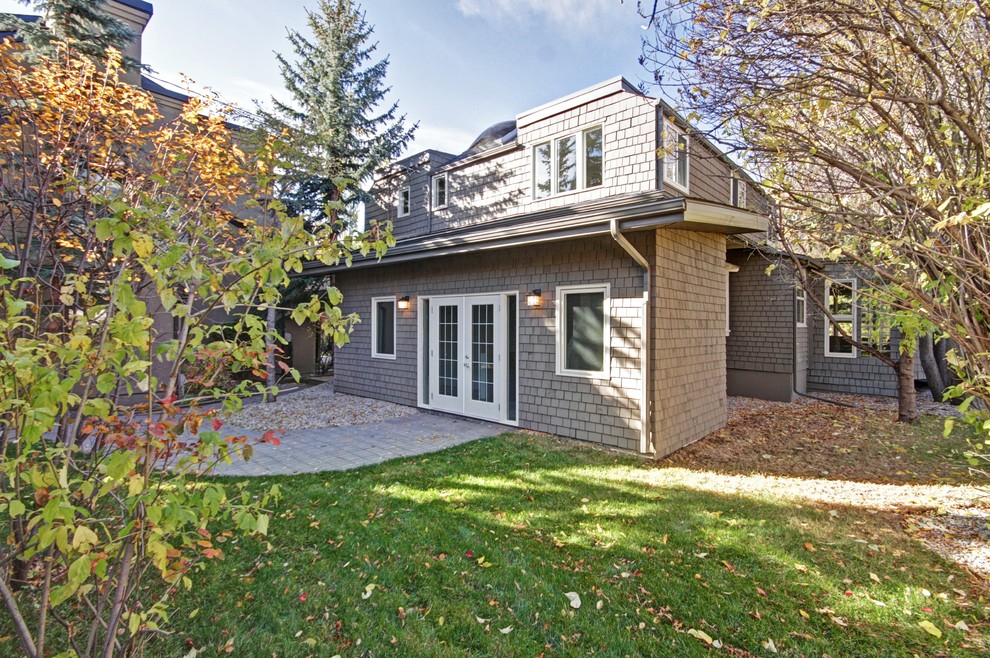 Transitional exterior home photo in Calgary