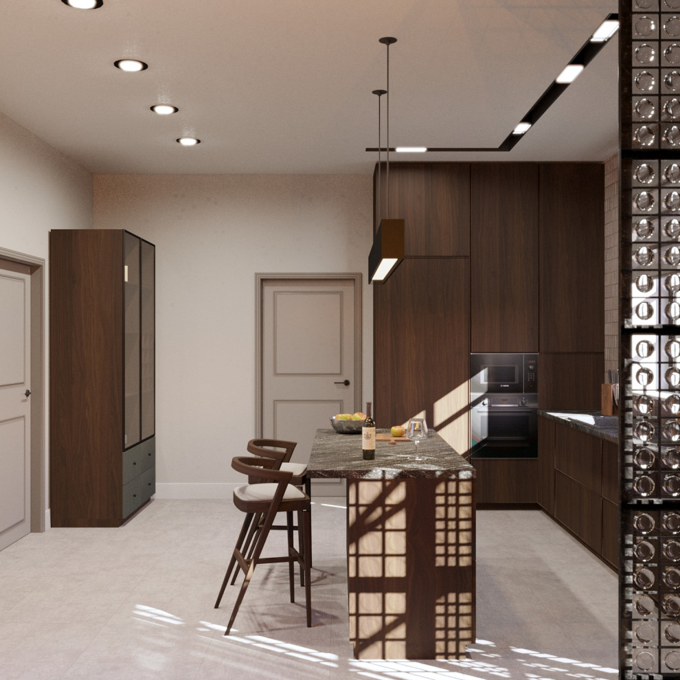 Проект кухни в современном стиле