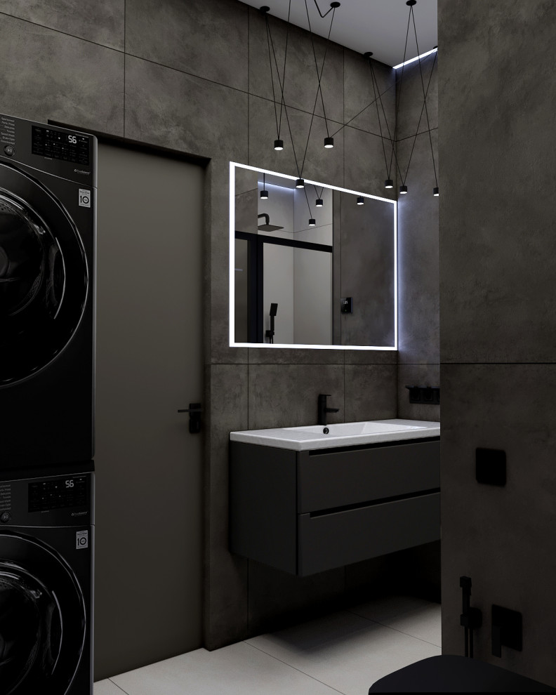 Дизайн квартиры 77 м2 для мужчины-холостяка в Москве в жк Династия!