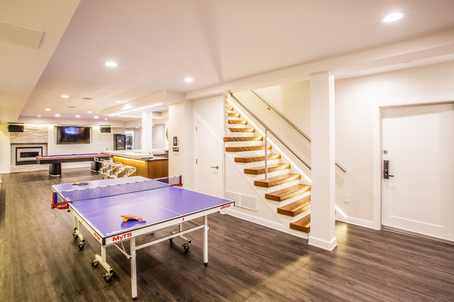 Basement contemporain-sous-sol