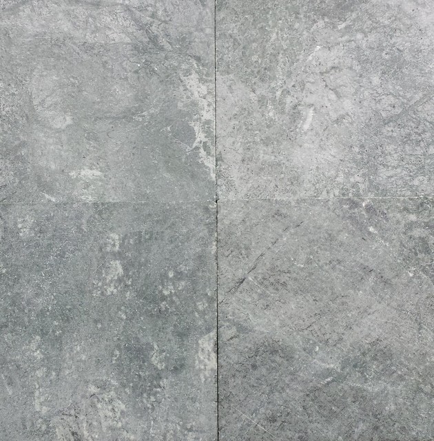 Dark Green Marble Tiles, Honed Finish, 4"x4", Set of 36 Traditional