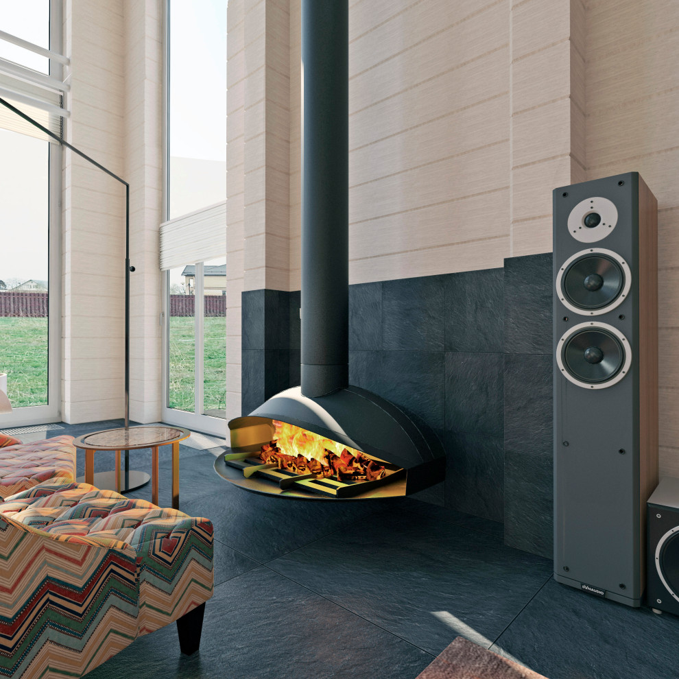 Интерьеры деревянного дома.