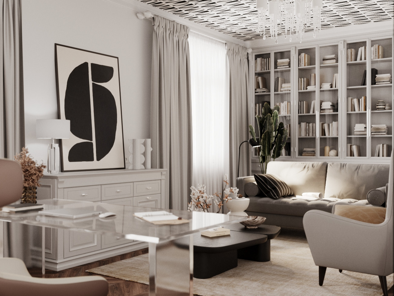 Кабинет-библиотека