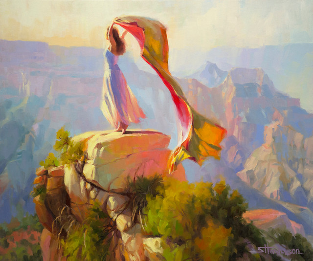 Spirit of the Canyon Artwork -- Original Oil Painting
