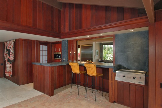 Kona Hillside tropical-kitchen