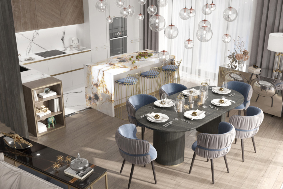 Интерьер для семьи с двумя детьми