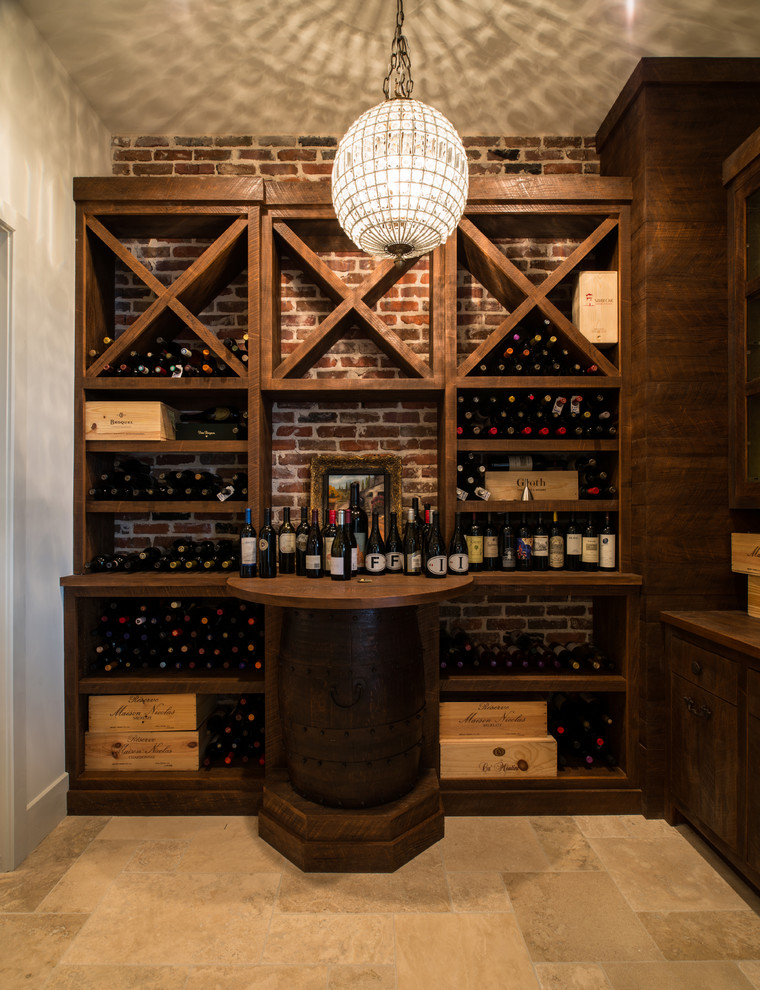 This is an example of a country wine cellar in Nashville.
